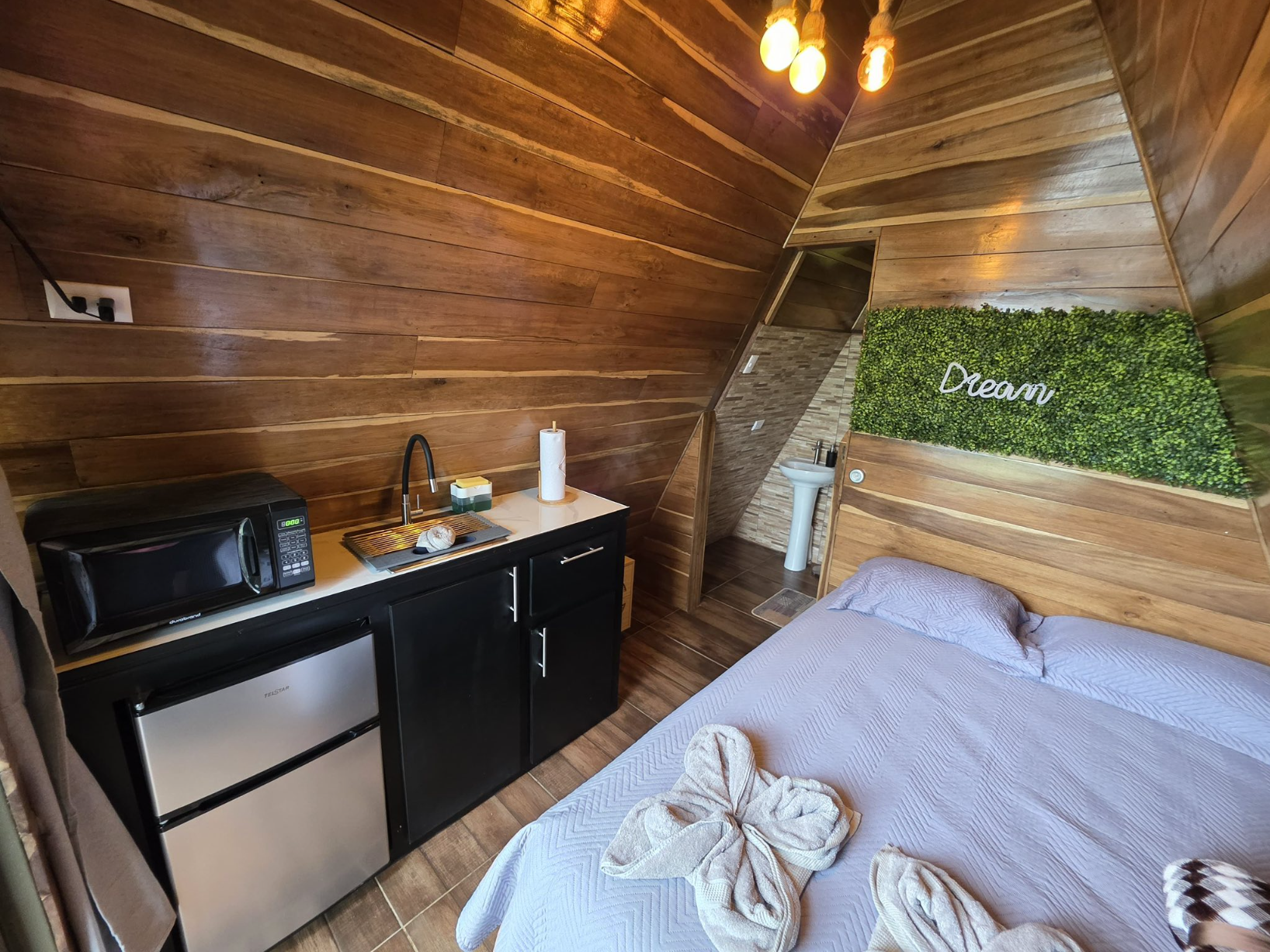 Interior del Chalet de Madera